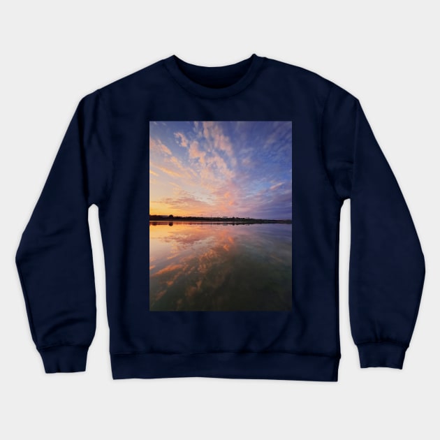 silent evening Crewneck Sweatshirt by psychoshadow